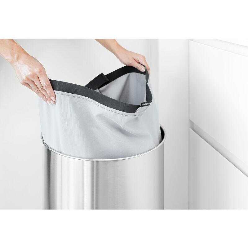 Brabantia Portabiancheria con Coperchio in Plastica - 60 L