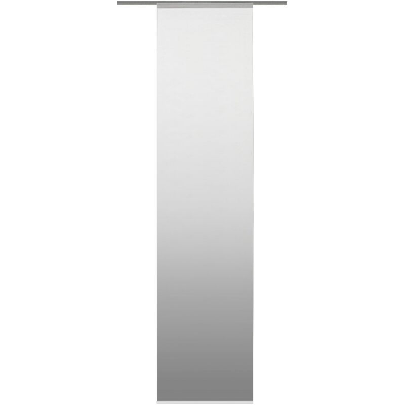 Home Fashion Madrid Panel Curtain, Polyester, Grey, 245 x 60 cm