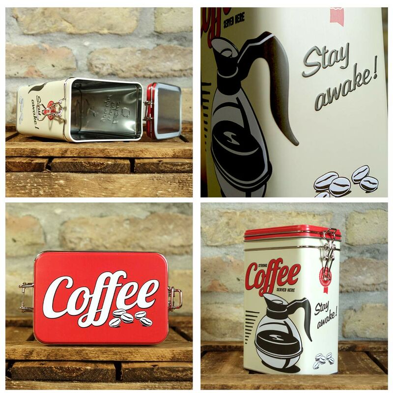 Nostalgic-Art Contenitori da caffè retrò Ape – Coffee Shop – Idea Regalo  per Gli Amanti dell'Italia, con Coperchio Salva Aroma, Design Vintage