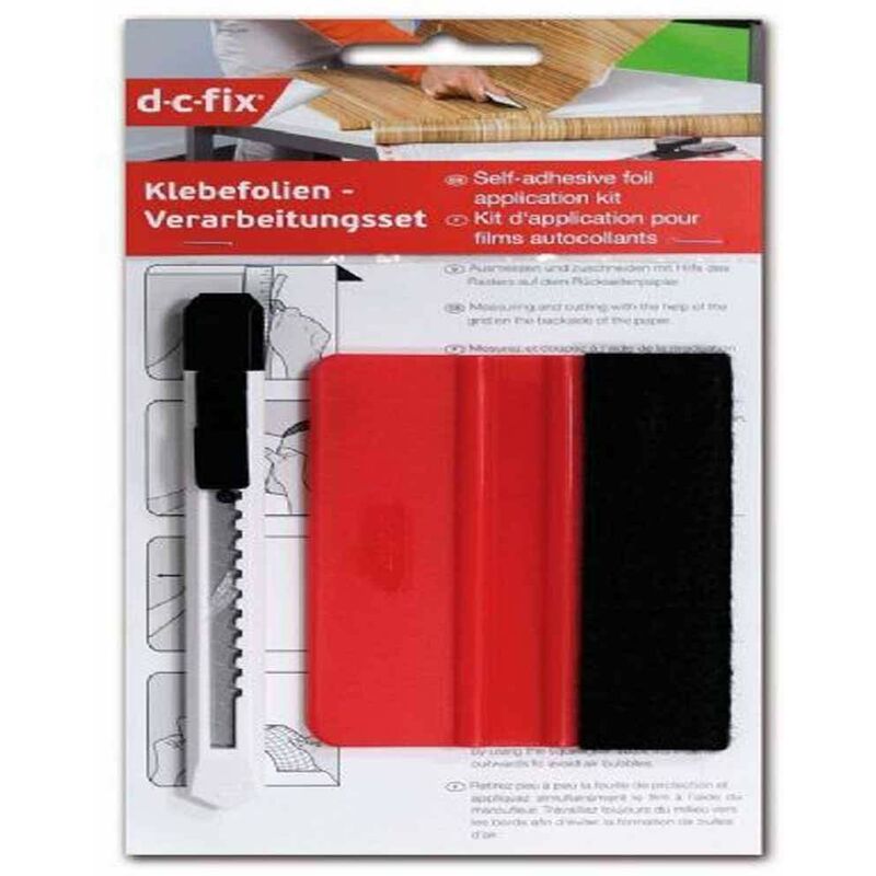 Kit Spatole Per Pellicole Adesive Dimiff - Con Taglierino E Lame Di Ricambio, Per Auto E DIY - Foto 4