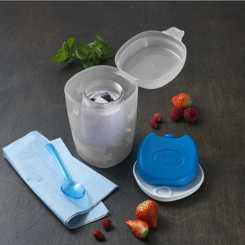 Coninx Porta Yogurt - Porta Yogurt Refrigerato - Contenitore Yogurt - Tazza  di Yogurt per Gli Spostamenti - Sicuro per Lavastoviglie - Facile da Usare  per Grandi e Piccini - Capacità 640