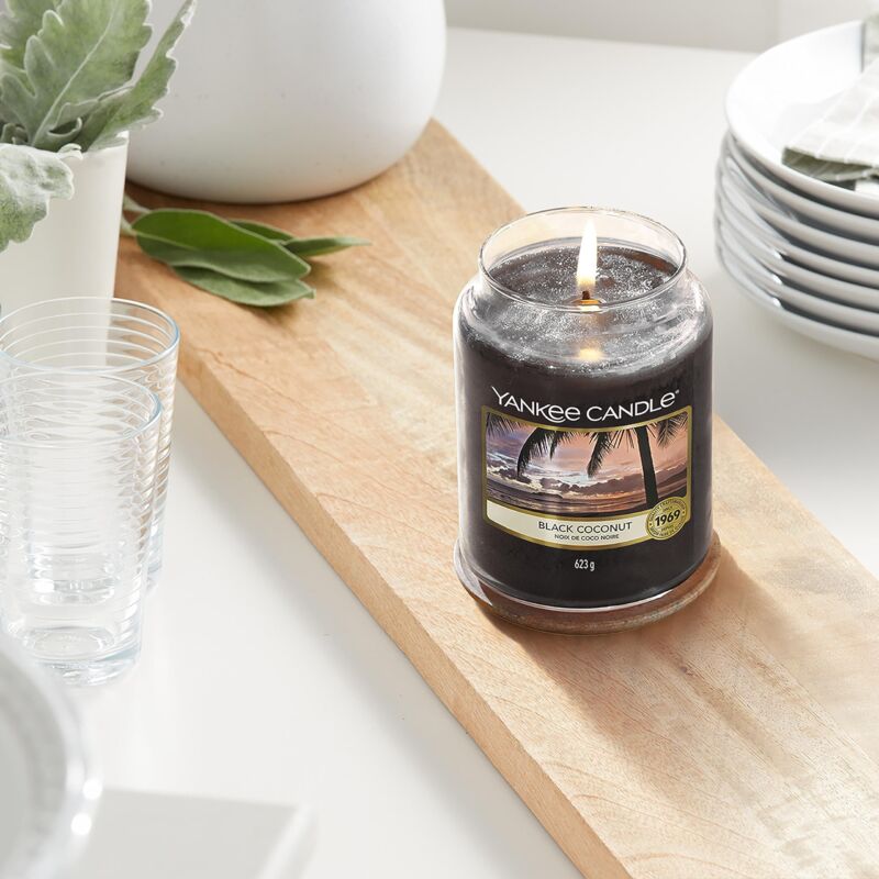 Yankee Candle Pomegranate Coconut - Candela In Barattolo Grande - Profumo Fruttato Tropicale Di Cocco E Melograno - 125 Ore - 4
