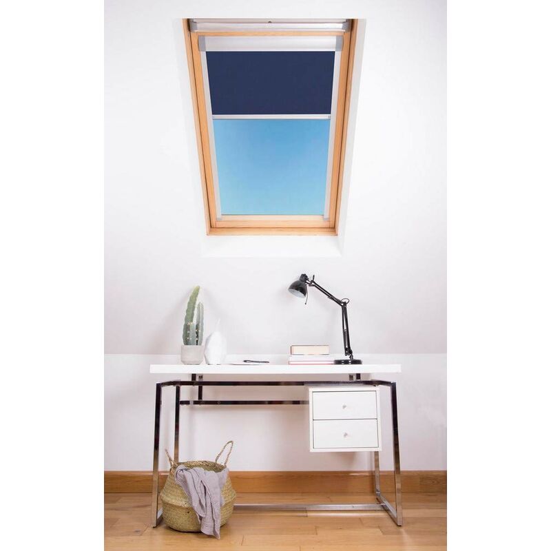 Tenda Oscurante Fakro Per Lucernari - Bloc Skylight Blind, Colore Peltro, Facile Installazione - Foto 8