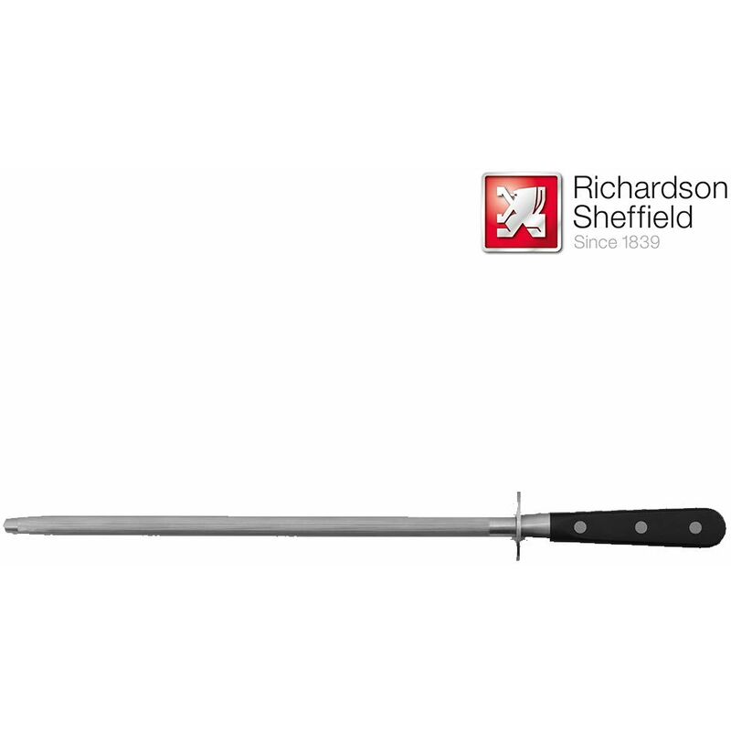 Richardson Sheffield V Sabatier - Affila-coltelli in acciaio, colore:  argento