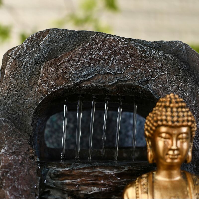 Compra Fontana da Interno - Dao - Zen e Relax - Luce Led Colorata con  Statua di Buddha - Idea Regalo Decorativa all'ingrosso