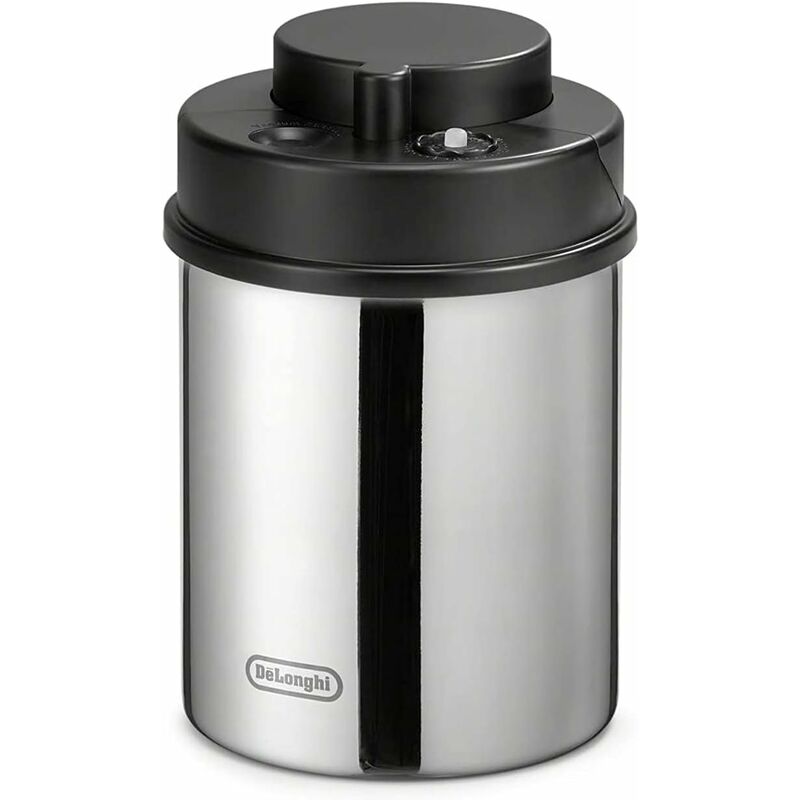 Thermos da 500 ml, nero in acciaio inox con indicatore di