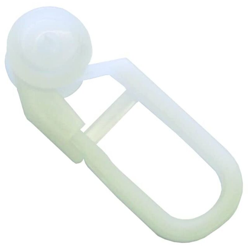 30 Anelli Per Tende GARDINIA | Bianchi, Ø11mm Interno | Per Binari Tendaggi | Fissaggio Semplice - Foto 5