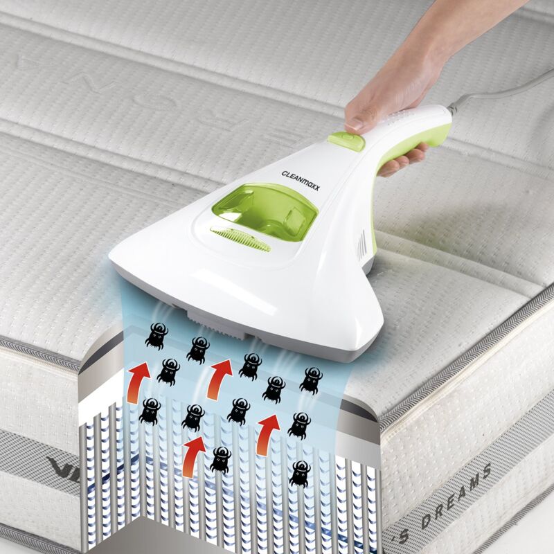 CLEANmaxx AeroTec 500: Aspirapolvere Senza Fili Con Stazione Che Svuota Da Sola La Polvere | Batteria 60 Min | Filtro HEPA | Luce UV-C