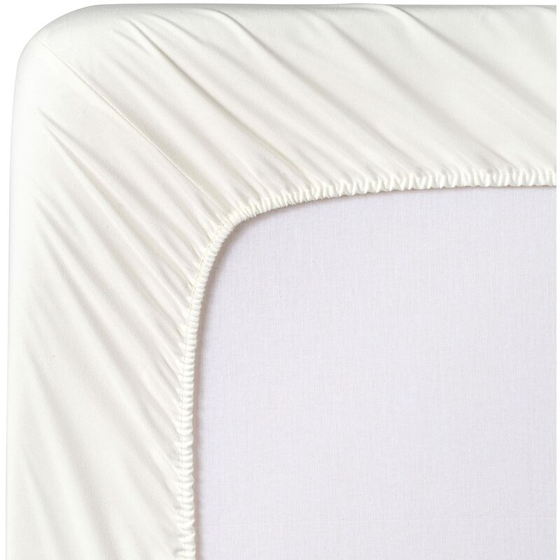 Todocama - Lenzuolo con angoli in microfibra spazzolata extra morbido (letto  135 x 190/200 cm, beige)