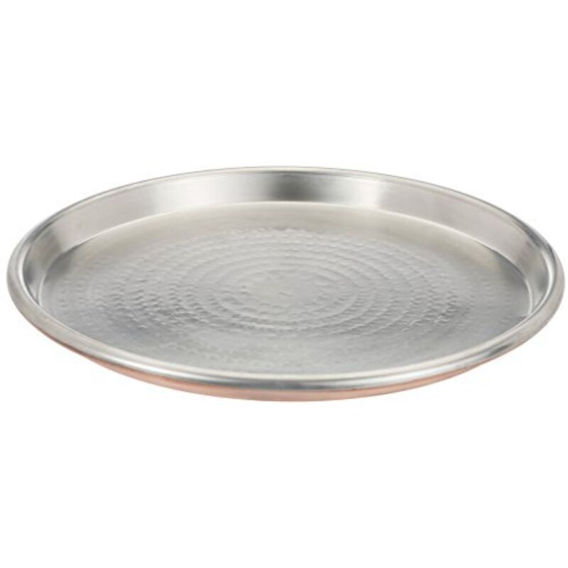 Teglia In Rame Stagnato Tonda Diametro 40cm - Bordo 3cm, Perfetta Per Cottura E Presentazioni - Foto 4