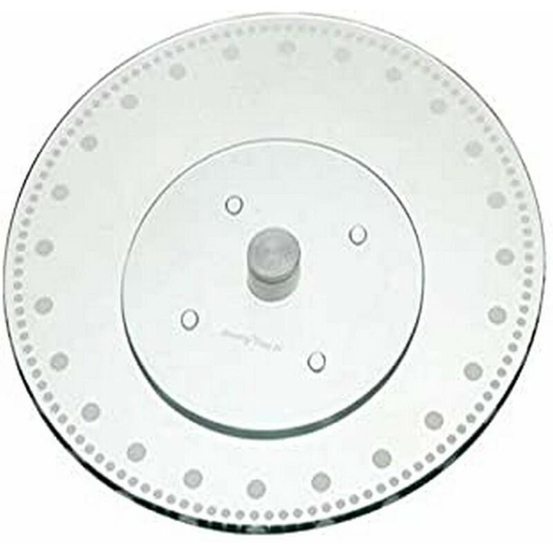 Alzata Per Torte KitchenCraft - Porcellana Bianca 30,5x30,5x10 Cm, Per Dessert - Foto 4