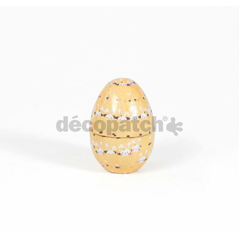 Supporto In Cartapesta Decopatch Per Decorazione | 9x9x13 Cm, Portauova - Fai Da Te Creativo - Foto 2