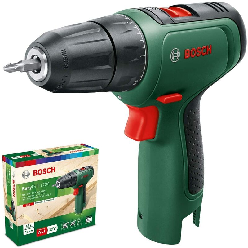 Trapano a percussione a Bosch Home and Garden EasyImpact 600 600 W incl.  valigia