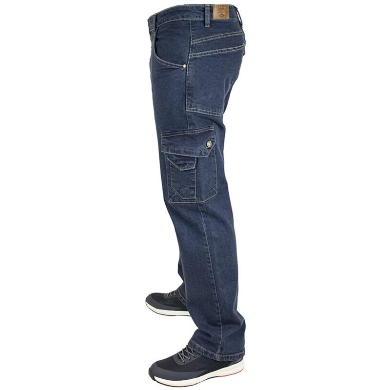Jeans Larghi Demon&Hunter 809 Uomo - Denim Elasticizzato, Comodo, Taglia Da 29 In Su