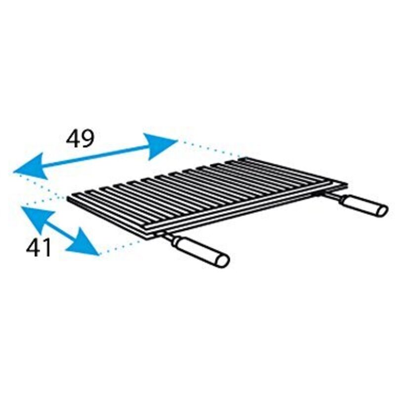 ImEx EL Zorro Grillrost Aus Edelstahl – 68 X 41 Cm, Stabil & Einfach Zu Montieren