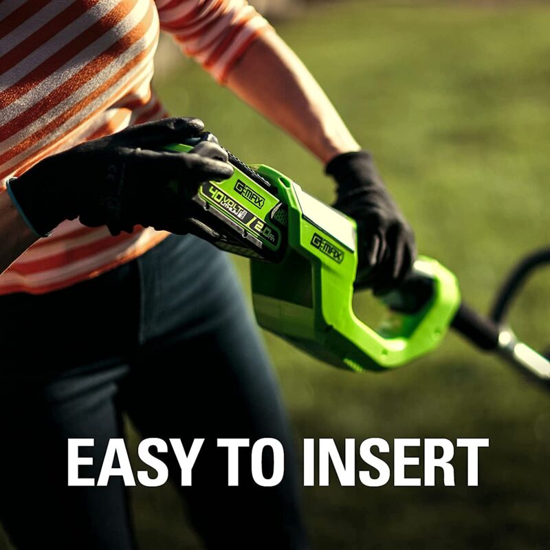 Tagliabordi Greenworks 40V Con 2 Batterie - Taglio 30cm, Autofeed, Ideale Per Giardini Medi - Foto 9