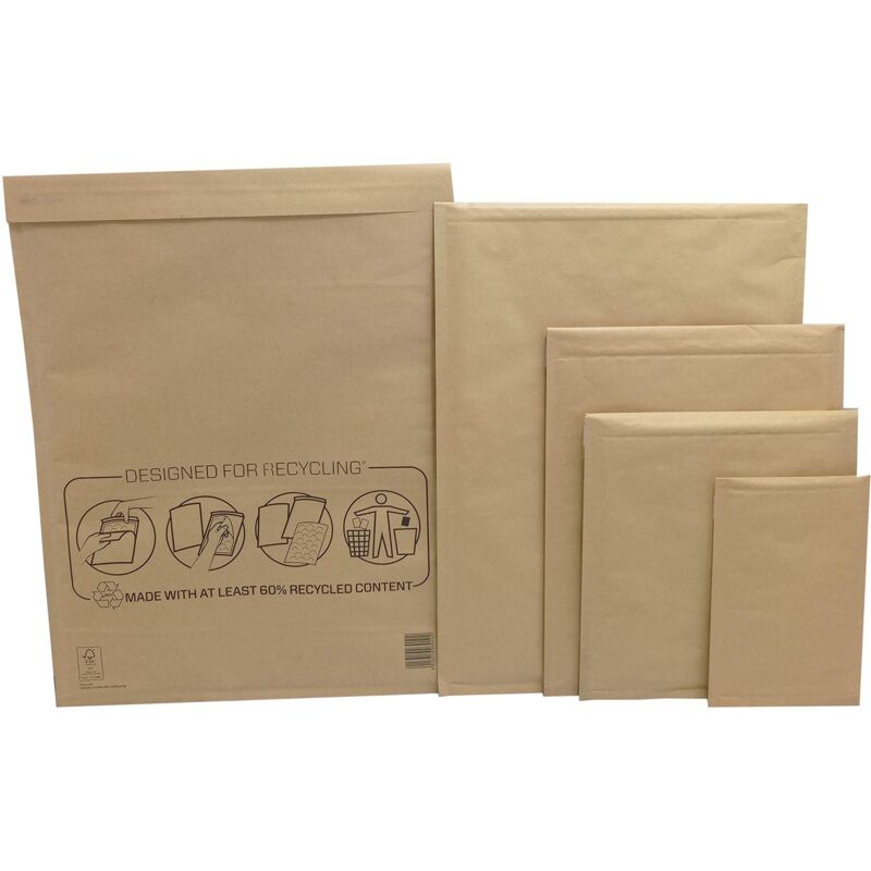 50 Buste Imbottite Bankers Box - Con Pluriball Antishock - Ecologiche 24x33 Cm - Foto 2