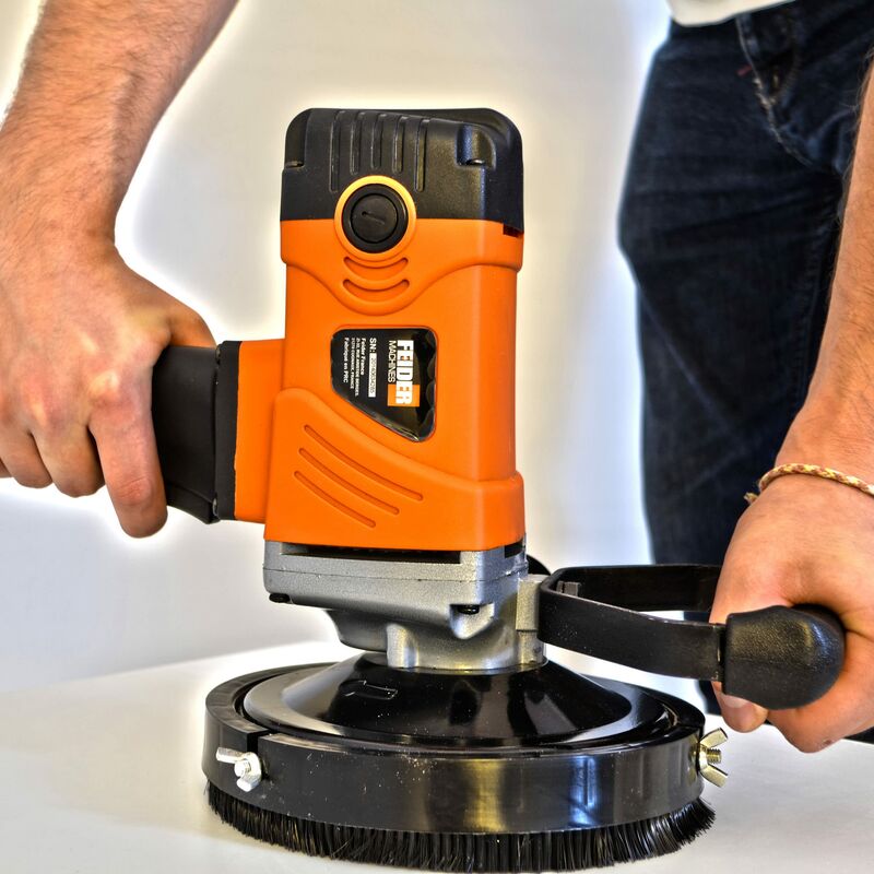Feider FPB140 - Levigatrice per calcestruzzo da 1500 W, Arancione