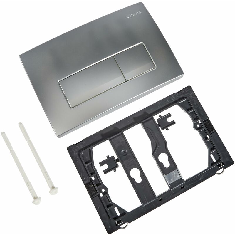 Placca Di Comando Geberit Delta51 - Per Cassetta Incasso, Bianco Alpino, Doppio Scarico - Foto 2