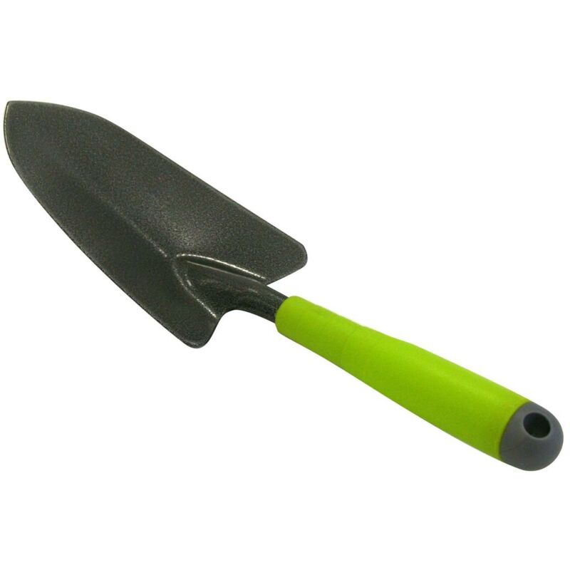 Xclou Mini Rastrello Da Giardino - 9 Rebbi In Acciaio, Manico Ergonomico, Argento E Nero - Foto 9