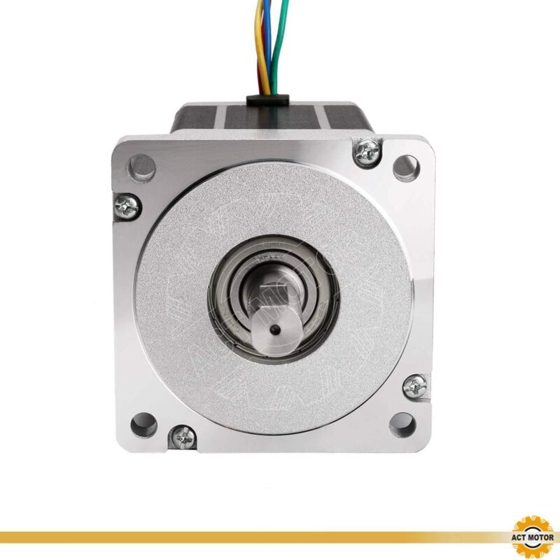 Motore Passo-Passo Nema34 34HS9456 - 7.7 Nm, 5.6A, Albero Doppio Piatto - Per CNC E Automazione - Foto 5