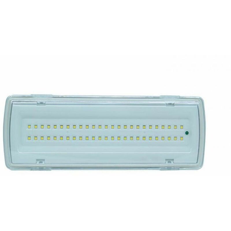 TEMPO DI SALDI Lampada Di Emergenza Con 50 Led Completa Di Incasso E  Batteria Luce Bianca 4W