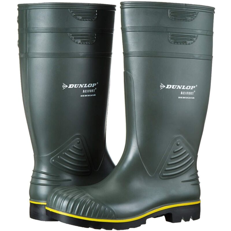 Stivali Di Gomma Dunlop Acifort Heavy Duty - Verde, EU 41, Resistente A Oli E Chimici - Foto 5