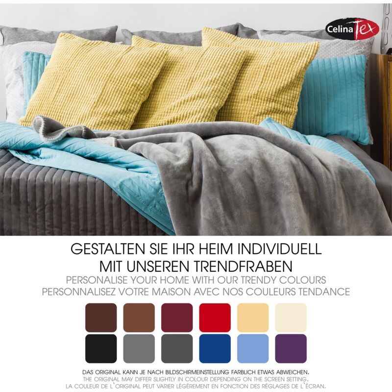 Coperta Con Maniche E Tasca - Plaid Indossabile In Pile Microfibra 170x200 Cm, Beige E Caldo - Foto 10