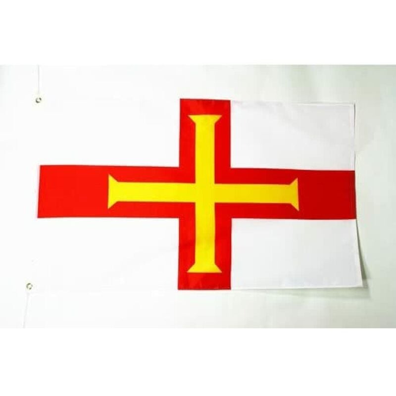 AZ FLAG Bandiera Guernsey 150x90cm - Bandiera Inglese 90 x 150 cm