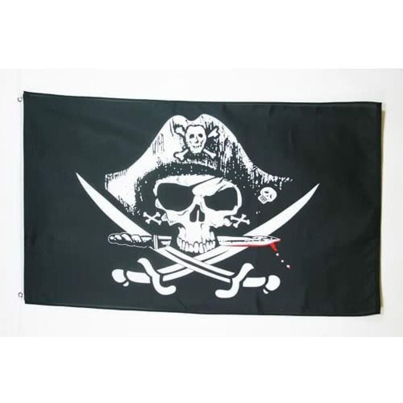 AZ FLAG Bandiera Pirata SCIABOLA 250x150cm - Gran Bandiera dei Pirati –  Teschio 150 x 250 cm - Bandiere