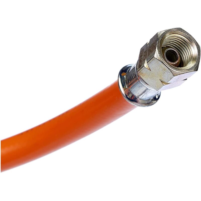 Regolatore Di Pressione Gas 50 Mbar CFH - Con Tubo 80 Cm 1/4 SX, Per Bombole Propano/Butano