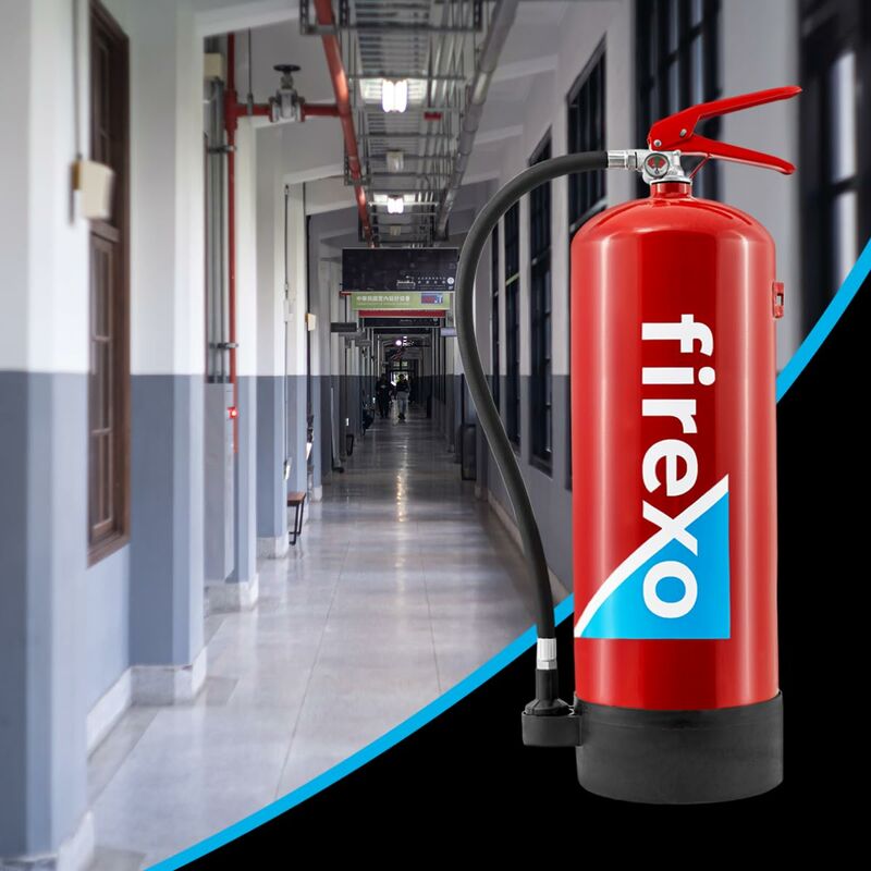 Firexo Estintore (2 Liter) - Fire Extinguisher Per Casa, Auto, Cucina,  Camper, Lavoro, Ristorante, Barca, Camino - Estintore a Polvere per Tutte  Le