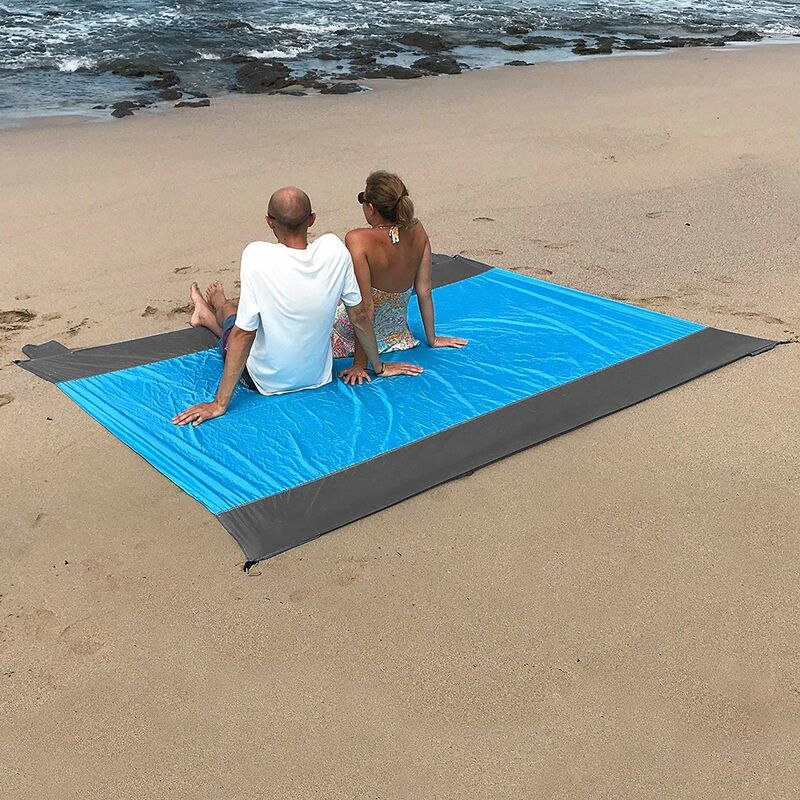 EXTSUD Coperta da Picnic Tascabile 200 x 210 cm Coperta Impermeabile  Pieghevole Lavabile Stuoia Ultraleggera Tappetino Portatile Telo Picnic per  Campeggio Giardino Spiaggia Prato Viaggio