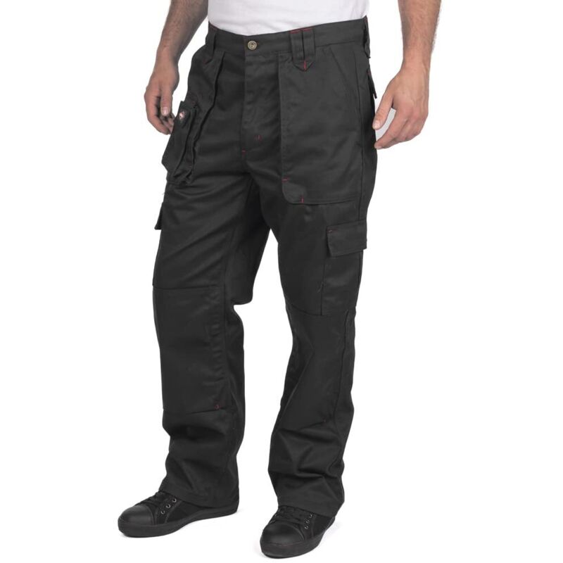 Lee Cooper LCPNT245 Pantalone Cargo Elasticizzato Uomo – Tasche Per Fondina E Ginocchiere - 2