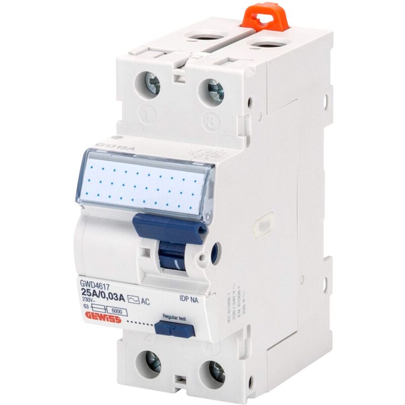 Interruttore Differenziale GEWISS GWD4827 - 2P 40A Tipo A, 0.03A, 2 Moduli - Foto 11
