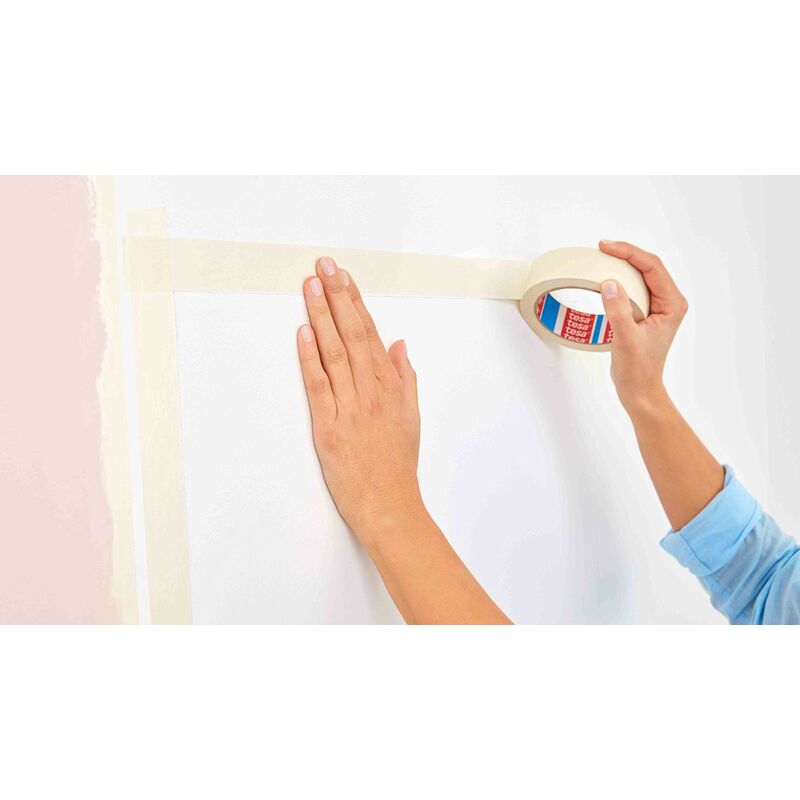 Nastro Per Mascheratura Tesa Standard - 50m X 50mm, Rimozione Senza Residui Per 2 Giorni, Senza Solventi - Foto 3