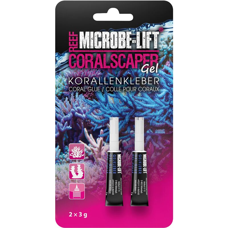 MICROBE-LIFT Coralscaper Gel – Colla per coralli - colla instantanea in  gel, facile e sicura da usare per acquari di acqua marina