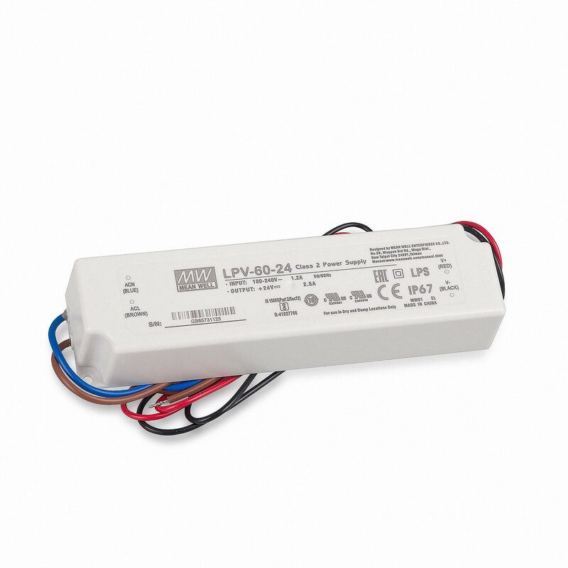 alimentatore led driver mean well lpv 150 24 150w 24v mean well ip6