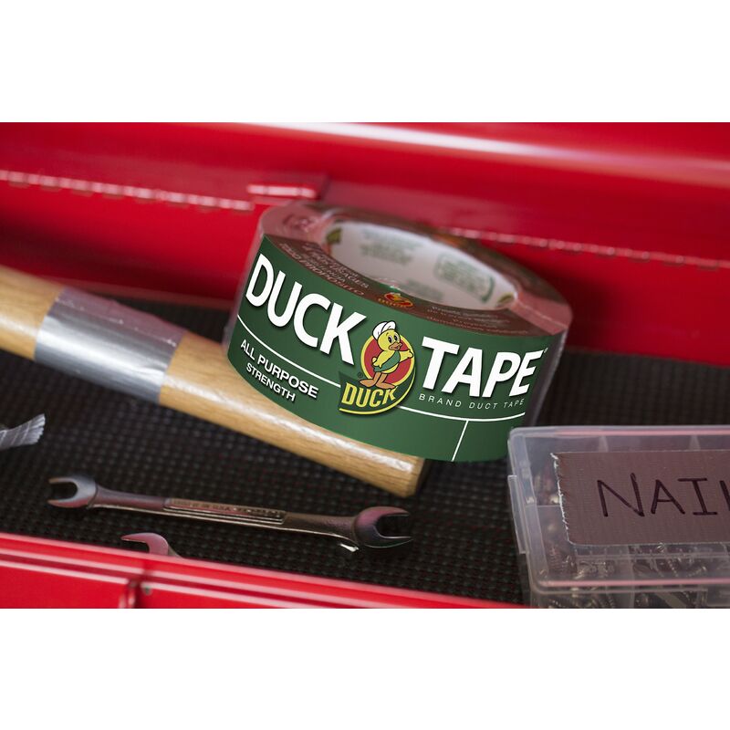 Duck Tape Original - Nastro adesivo telato, in tessuto, per riparazioni, formula  migliorata ad alta resistenza, impermeabile, 50 mm x 25 m, trasparente