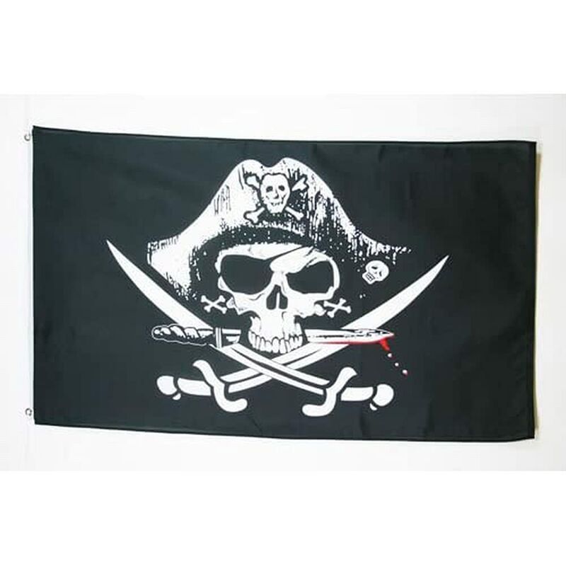 AZ FLAG Bandiera Pirata SCIABOLA 90x60cm - Bandiera dei Pirati