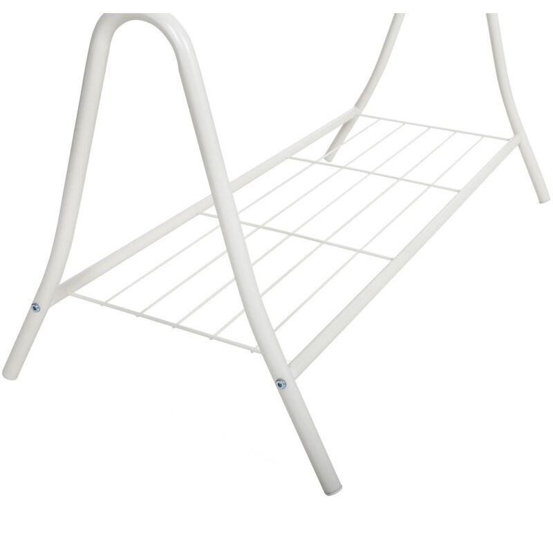 Appendiabiti Con Ruote SONGMICS - Estendibile, Ripiano Portascarpe, Portata 50 Kg, Argento Cromato - Foto 7