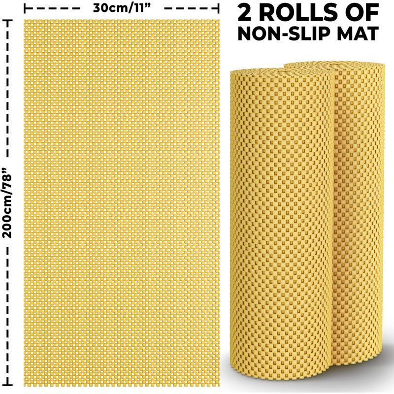 Rete Antiscivolo Per Tappeti 190x30cm - 2 Pezzi, Regolabile E Impermeabile - Foto 10