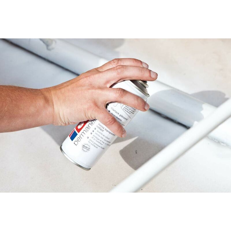 edding 5200 Spray Permanente, Bianco Traffico Opaco, 200 Ml, Vernice  Acrilica Premium per Dipingere e Decorare Vetro, Metallo, Legno, Ceramica,  Plastica, Tela, Smalto Acrilico, Vernice Spray : : Fai da te