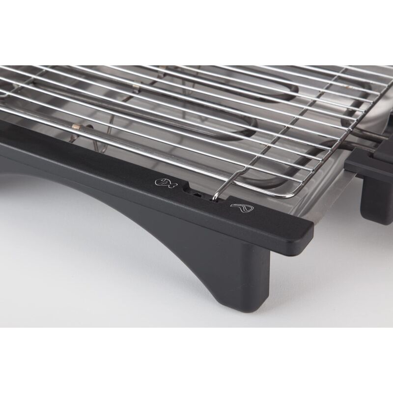Barbecue Elettrico BQ95 Per Due Persone - Senza Fumo, Griglia Regolabile, Vassoio Acqua Per Cottura Sana - Foto 7