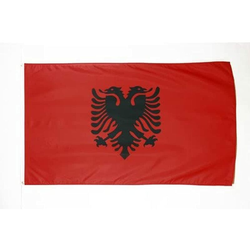 AZ FLAG Bandiera Albania 150x90cm - Gran Bandiera ALBANESE 90 x 150 cm  Poliestere Leggero - Bandiere : : Giardino e giardinaggio