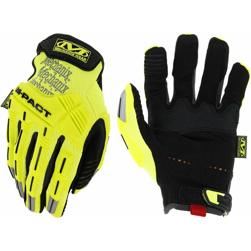 Mechanix Wear Guanti Hi-Viz M-Pact® (S, giallo fluorescente)