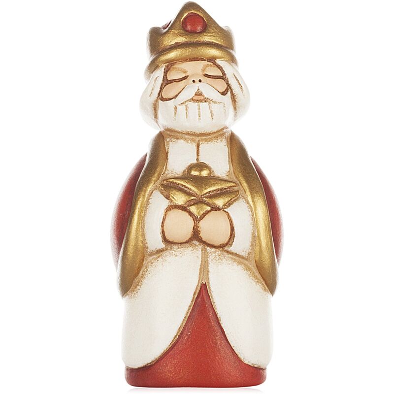 Statuina Presepe THUN 2022 - Banco Formaggi In Ceramica Dipinta A Mano | 7.5x4.4x8.5 Cm, Linea Presepe Classico