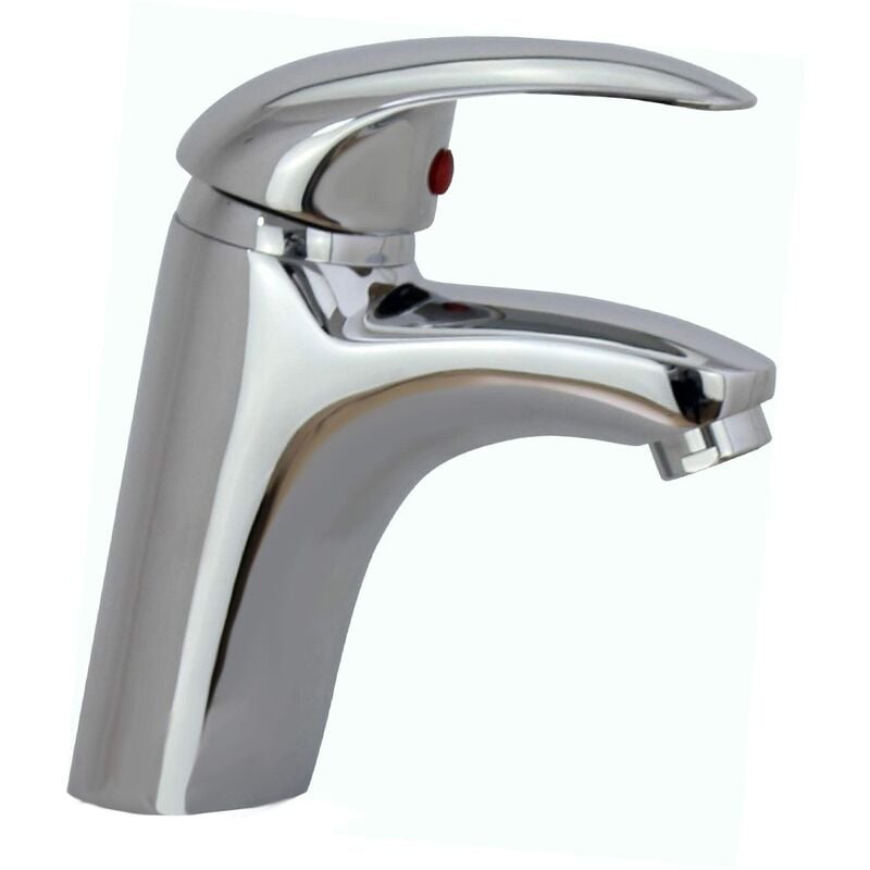 Kippen 5081 - Rubinetto Miscelatore per Lavabo in Ottone Cromato