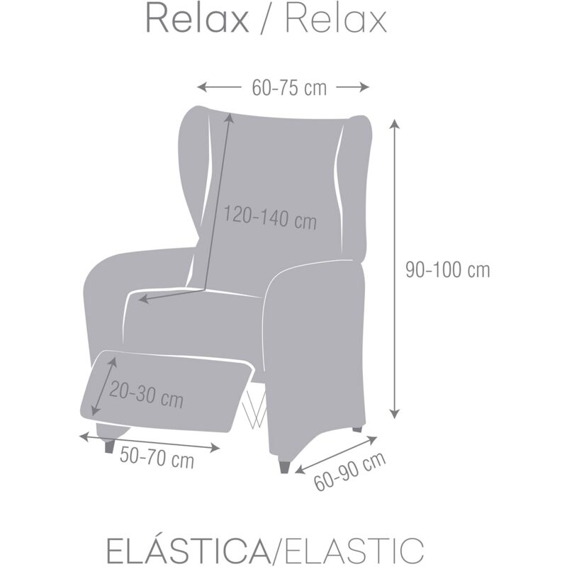 Eysa copripoltrona relax XL elastico Llion 1 posto Colore 00/Grezzo