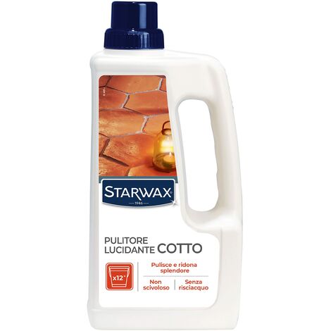 STARWAX Latte Lucidante per Piastrelle e Terracotta 1L - Ideale per proteggere e far brillare un pavimento in piastrelle o in terracotta